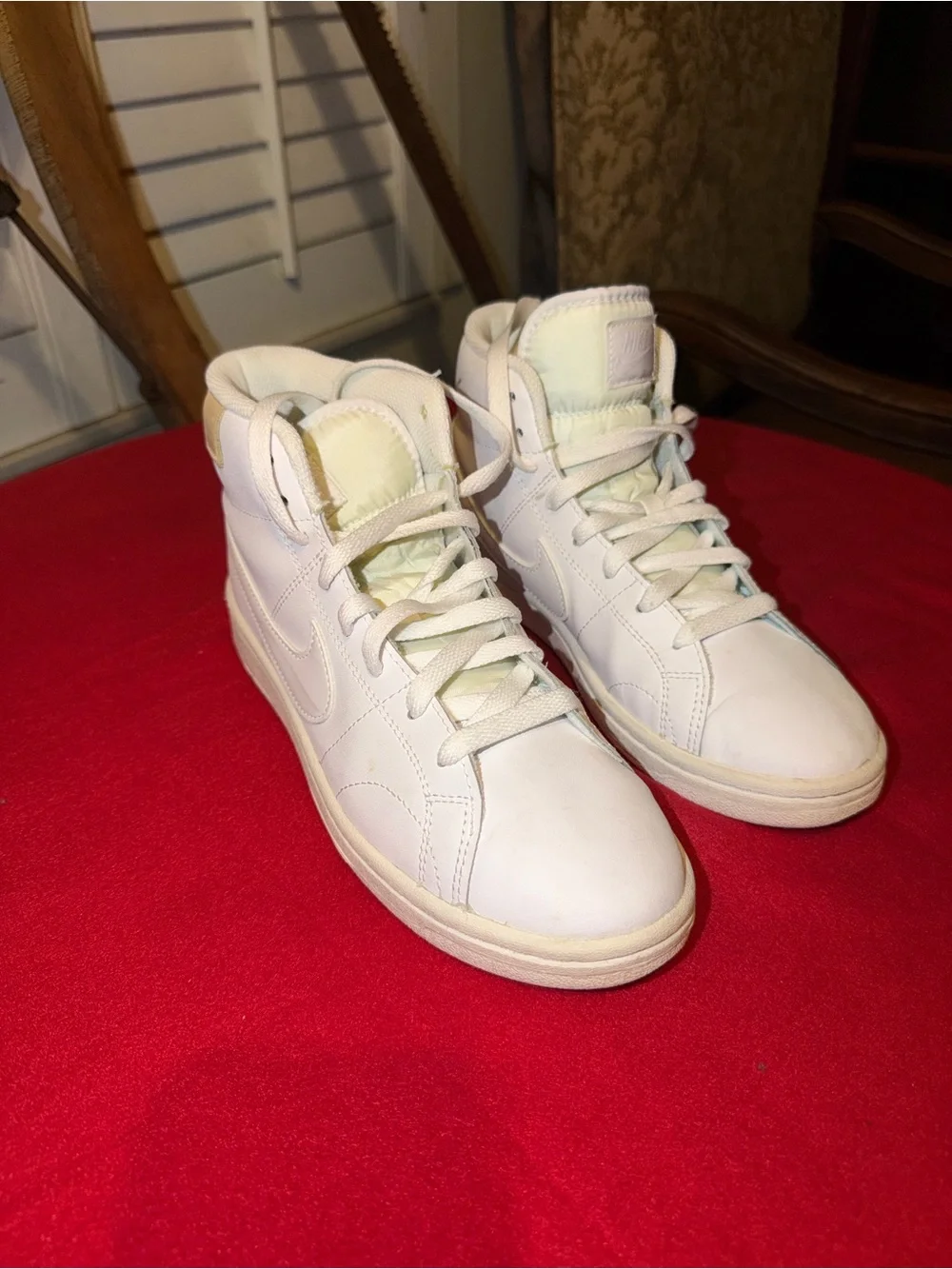 Nike White High-Top Sneakers